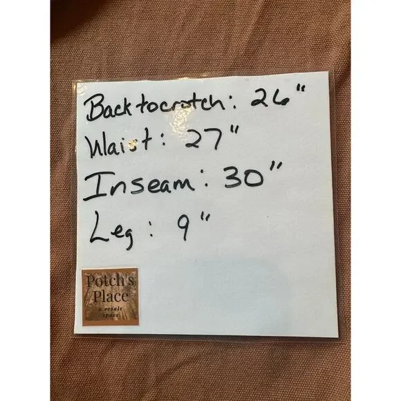 Liberty brown overalls size 34x32. Good condition. Signs of wear on cuffs. - Picture 4 of 7